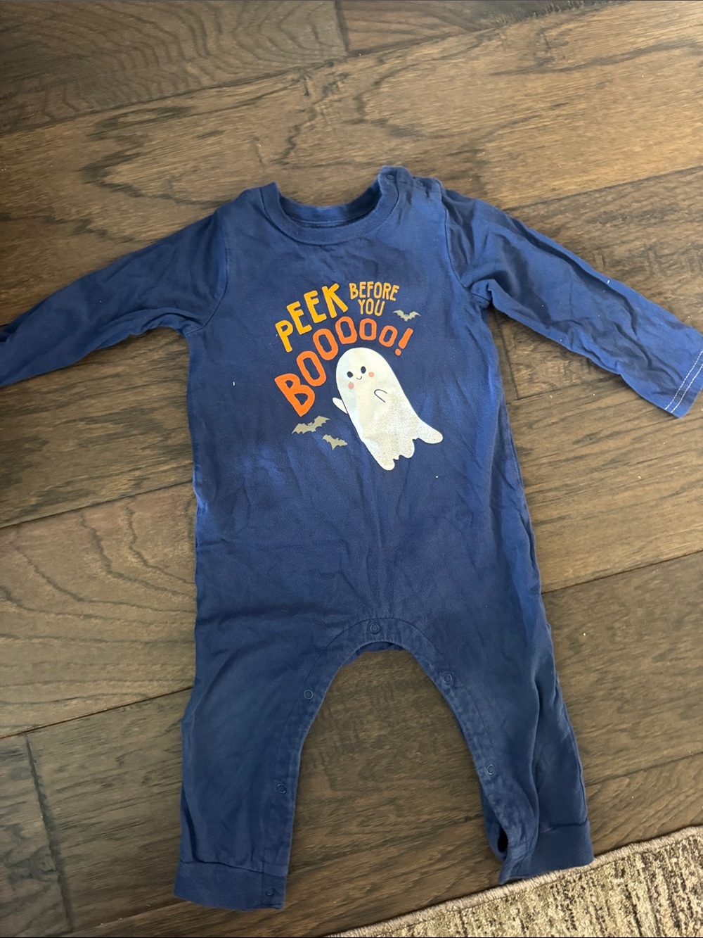 Peek Navy One-Piece with Ghost Halloween